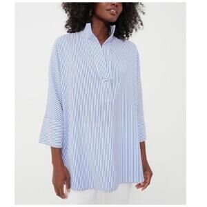 Tuckernuck Blue and White Striped Top